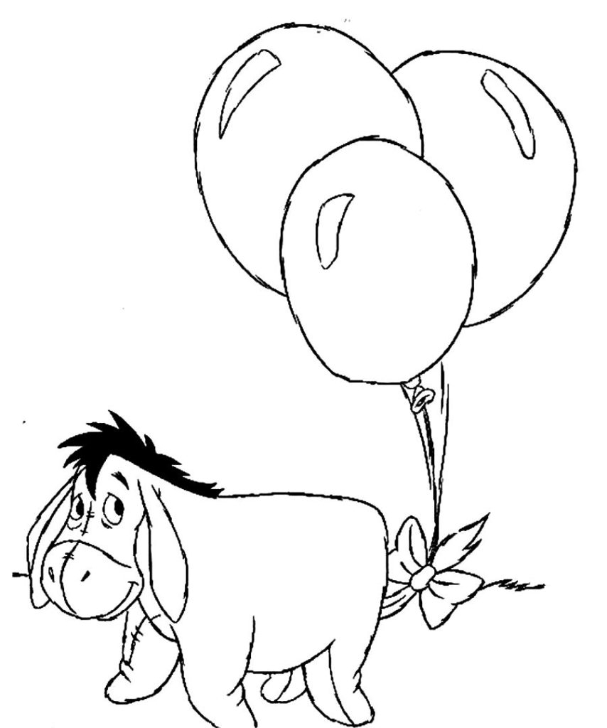 Eeyore Coloring Pages