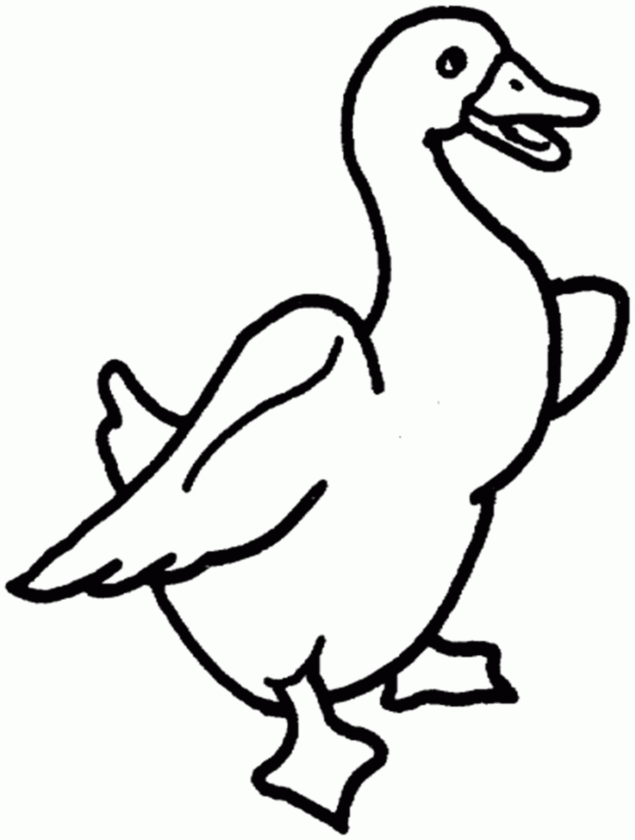 Baby Goose Coloring Page Adorable Designs For Your Little Ones To Color