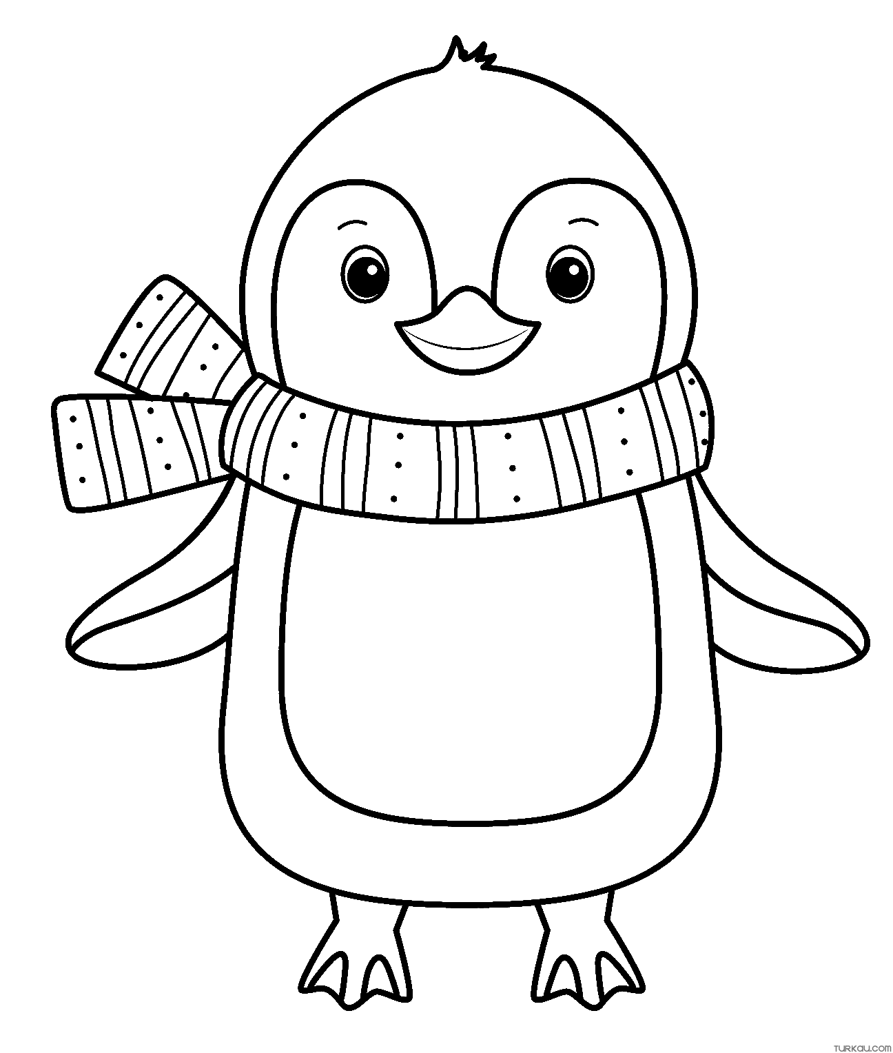 Baby Penguins Coloring Pages