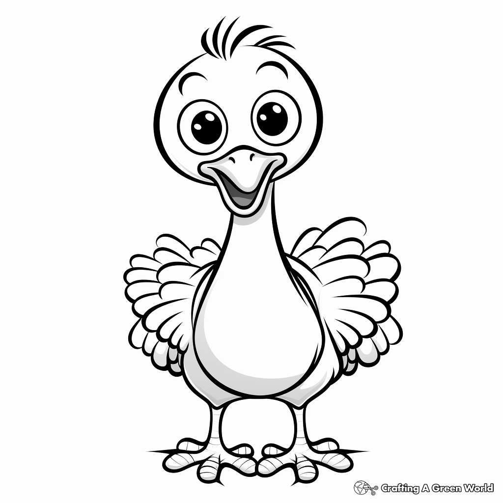 Baby Turkey Coloring Pages Free Printable