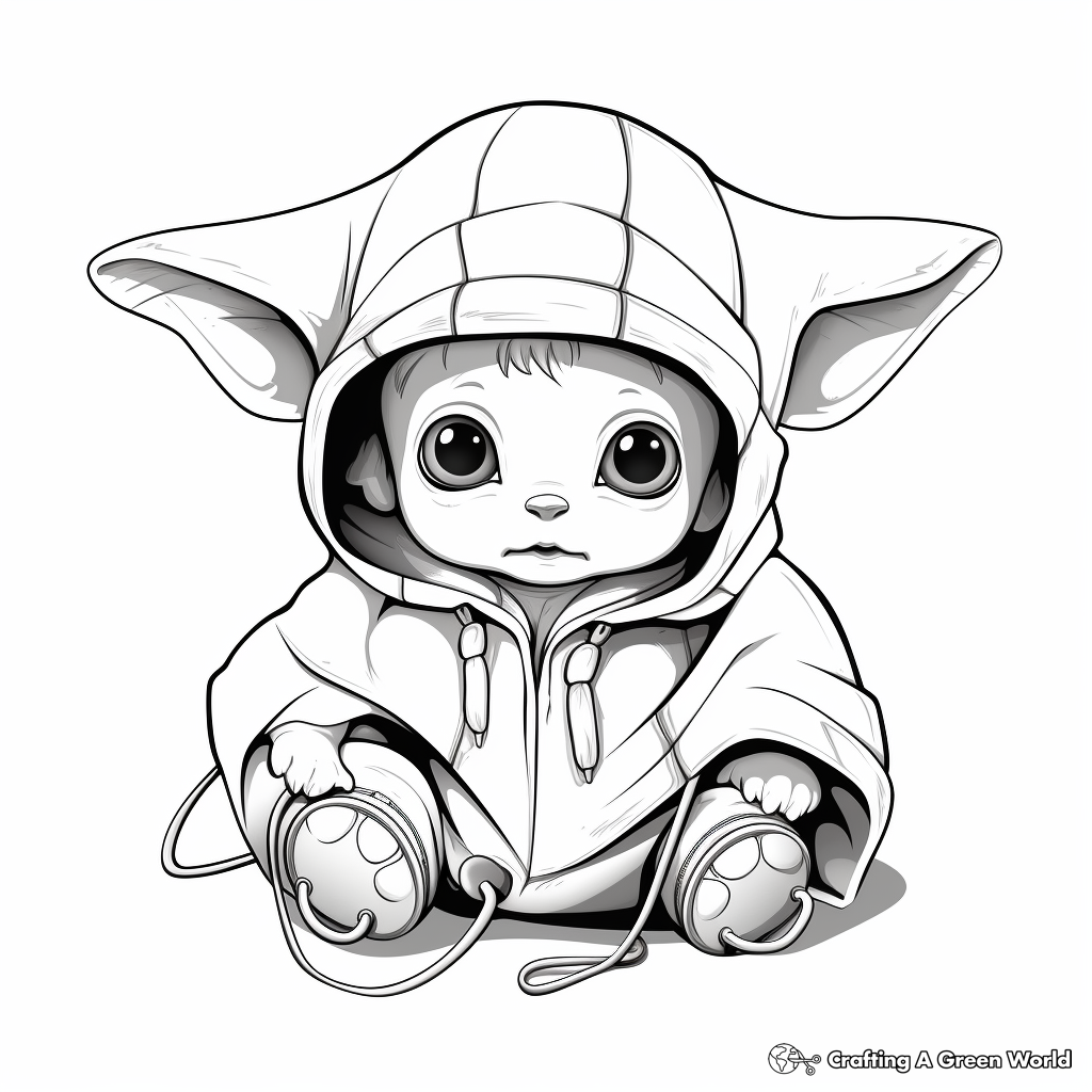 Baby Yoda Coloring Pages Free Printable