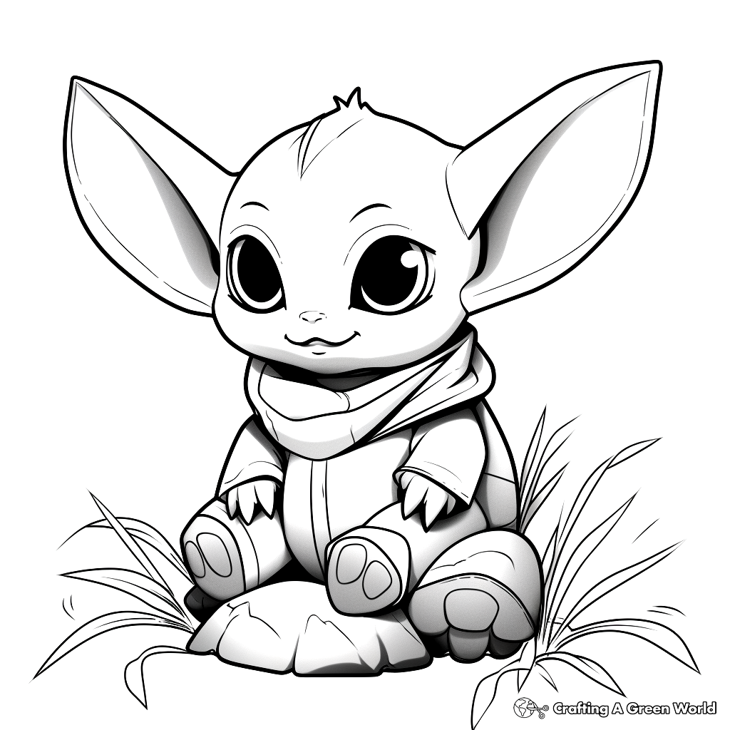 Baby Yoda Coloring Pages Free Printable