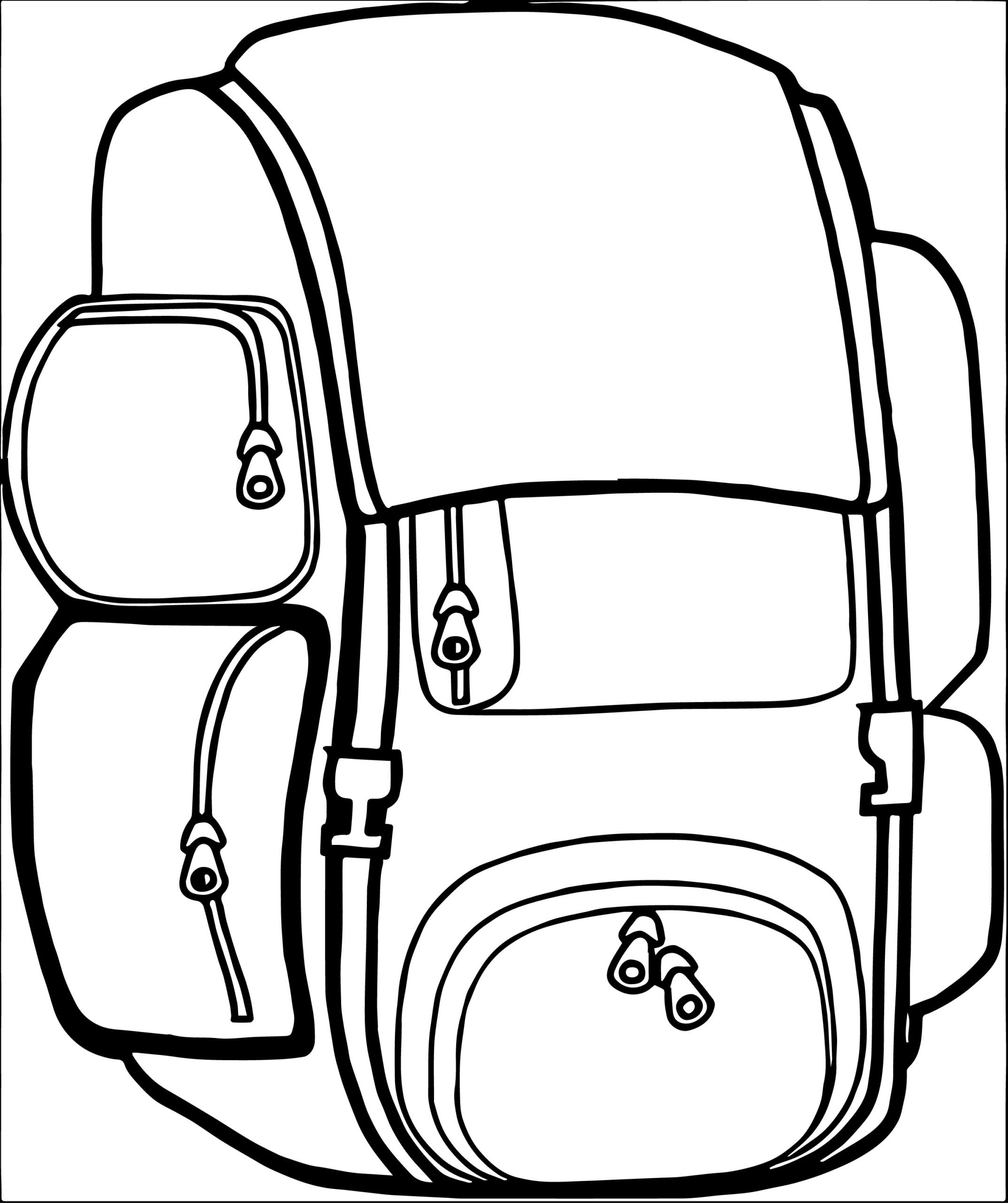 Backpack Printable Coloring Page Printable Word Searches