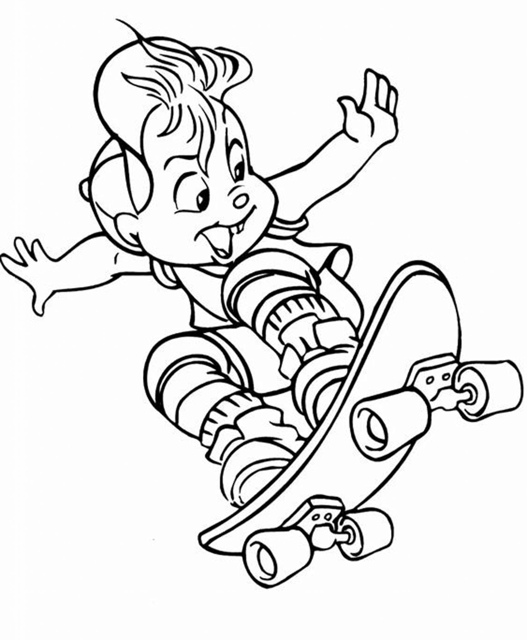 Boy Coloring Pages