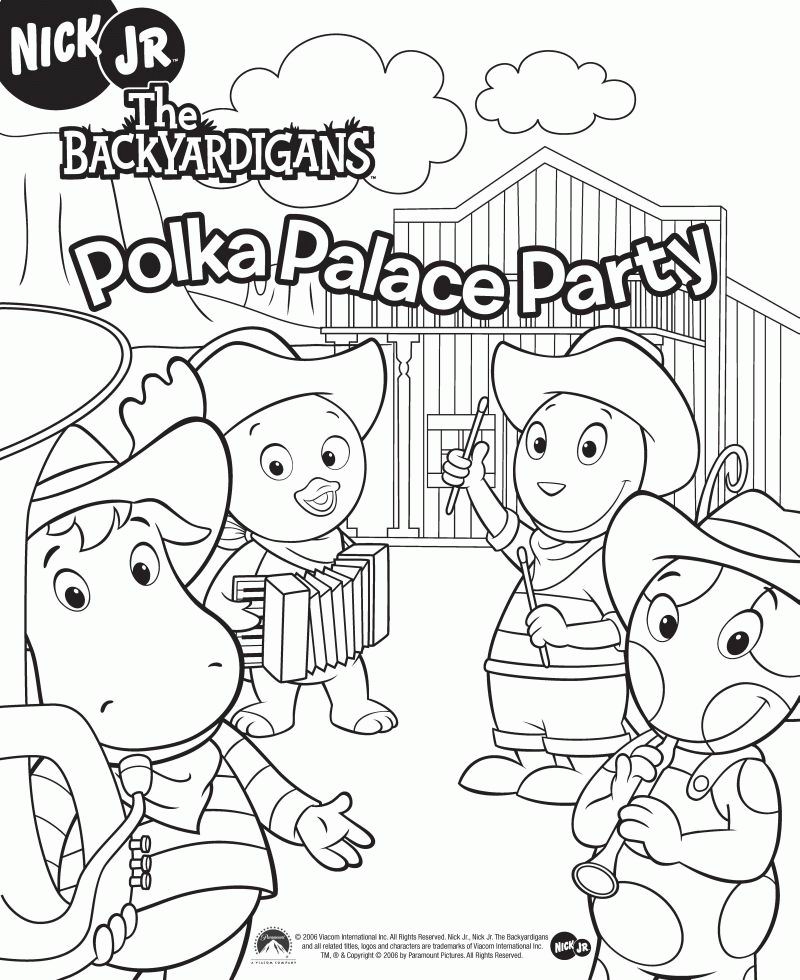 Backyardigans Coloring Pages Books 100 FREE And Printable