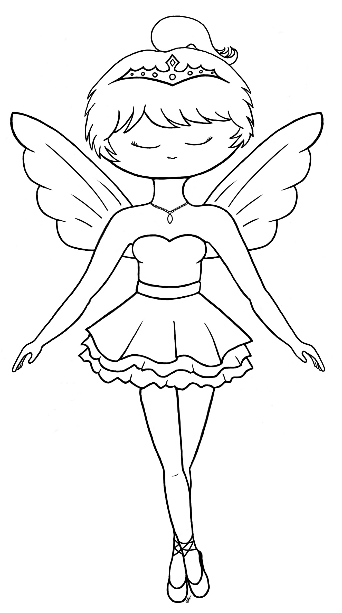 Ballerina Coloring Pages For Childrens Printable For Free