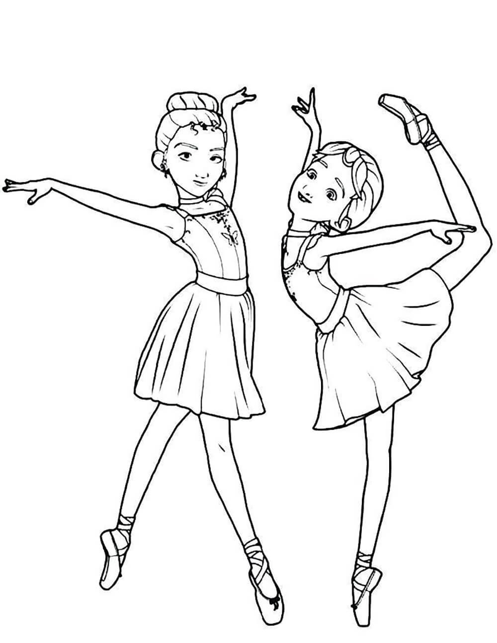 Ballerina Printable Coloring Pages