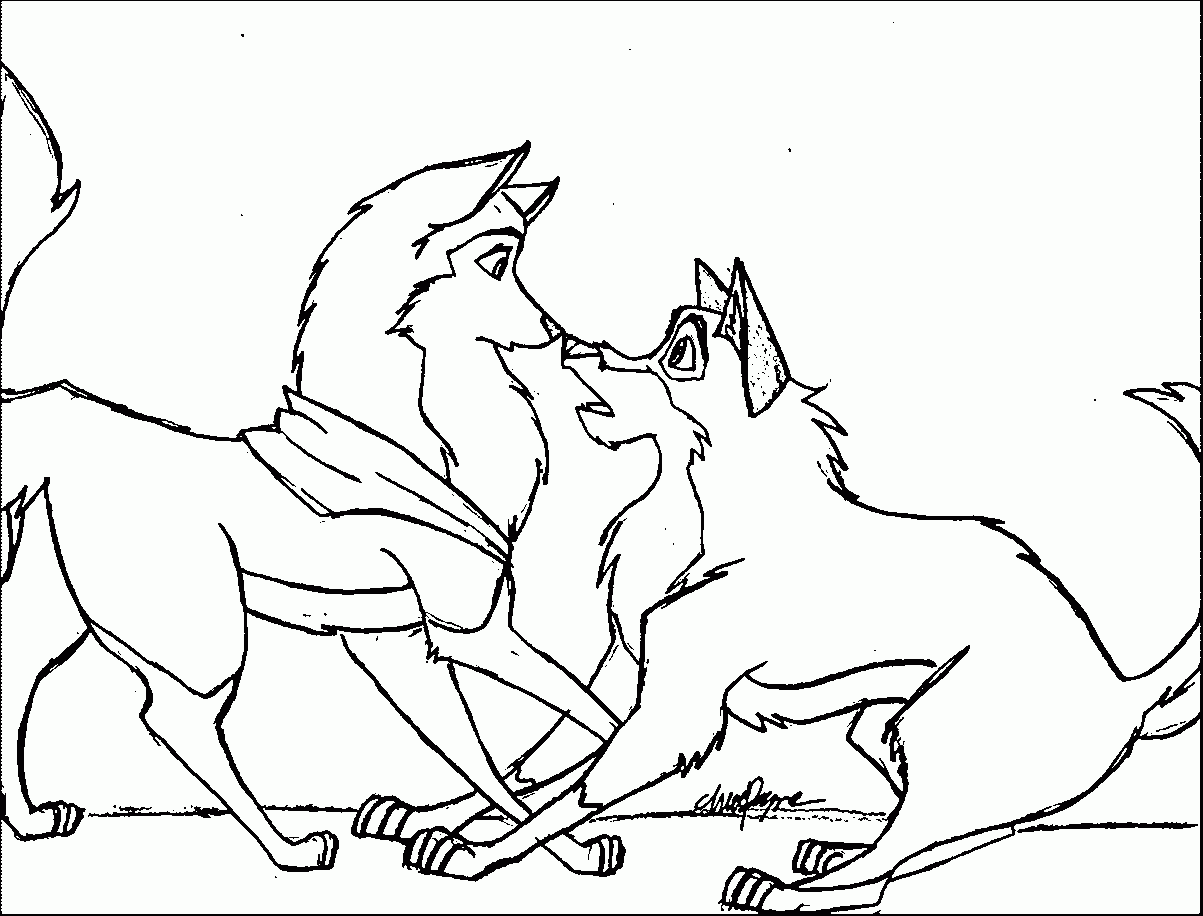 Balto Coloring Pages Printable