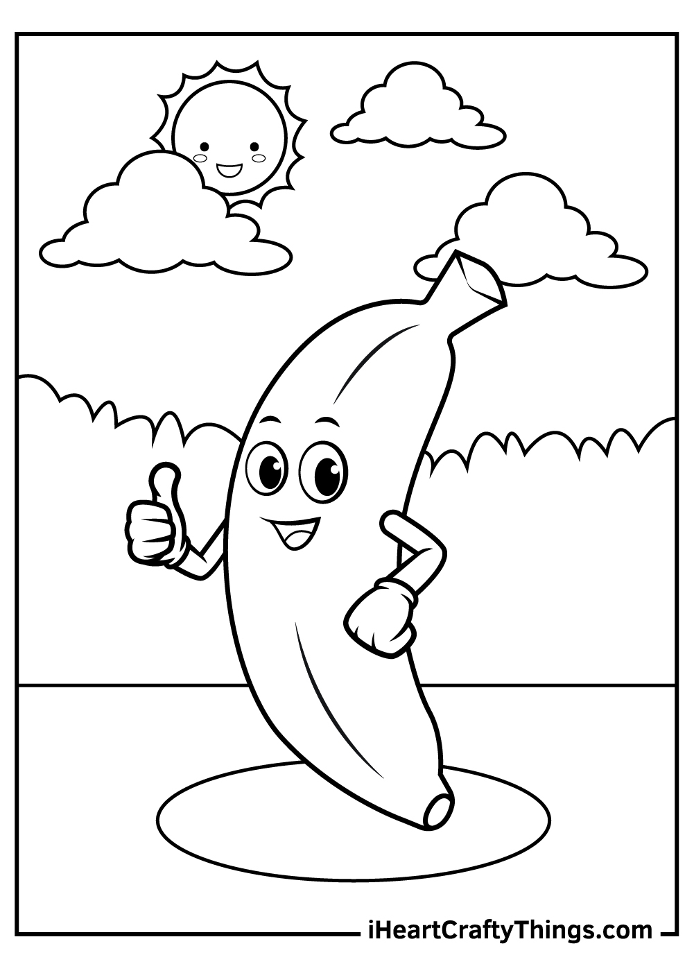 Bananas Coloring Pages Updated 2021