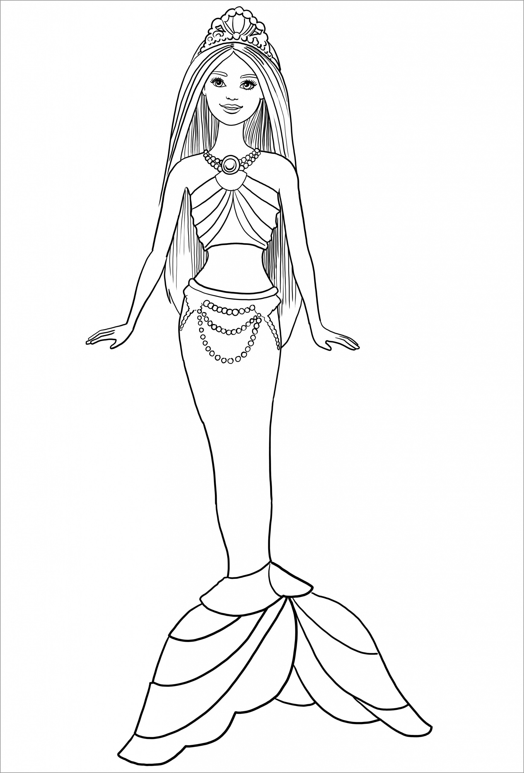 Barbie Coloring Pages ColoringBay
