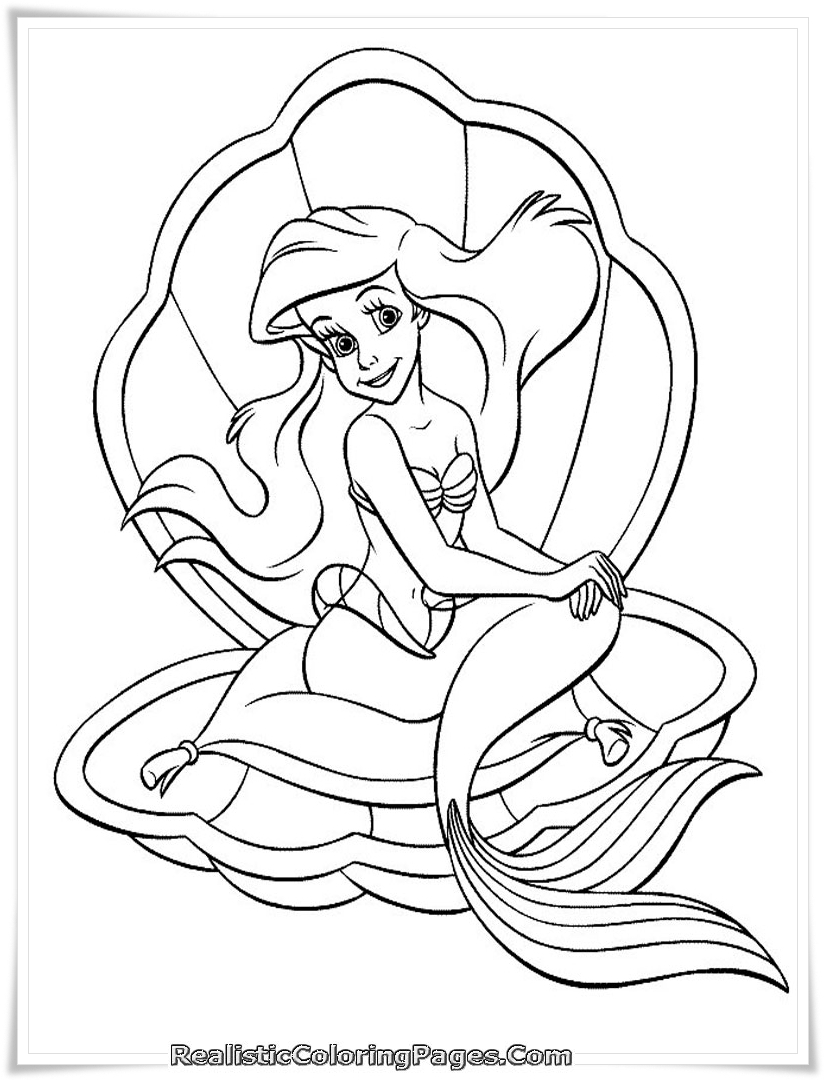 Barbie Mermaid Coloring Pages Printable Coloringpages2019