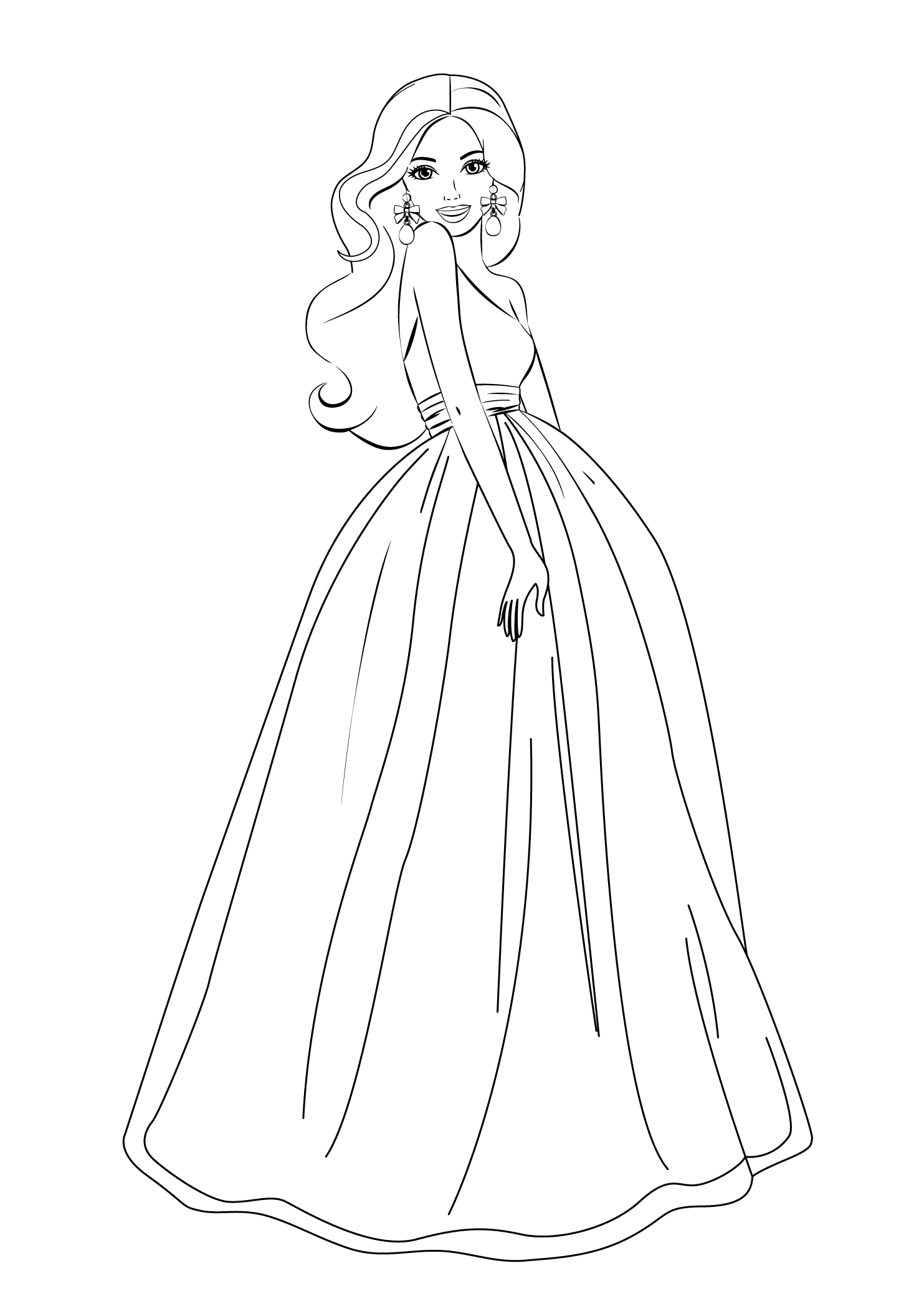 Barbie Princess Coloring Pages Best Coloring Pages For Kids