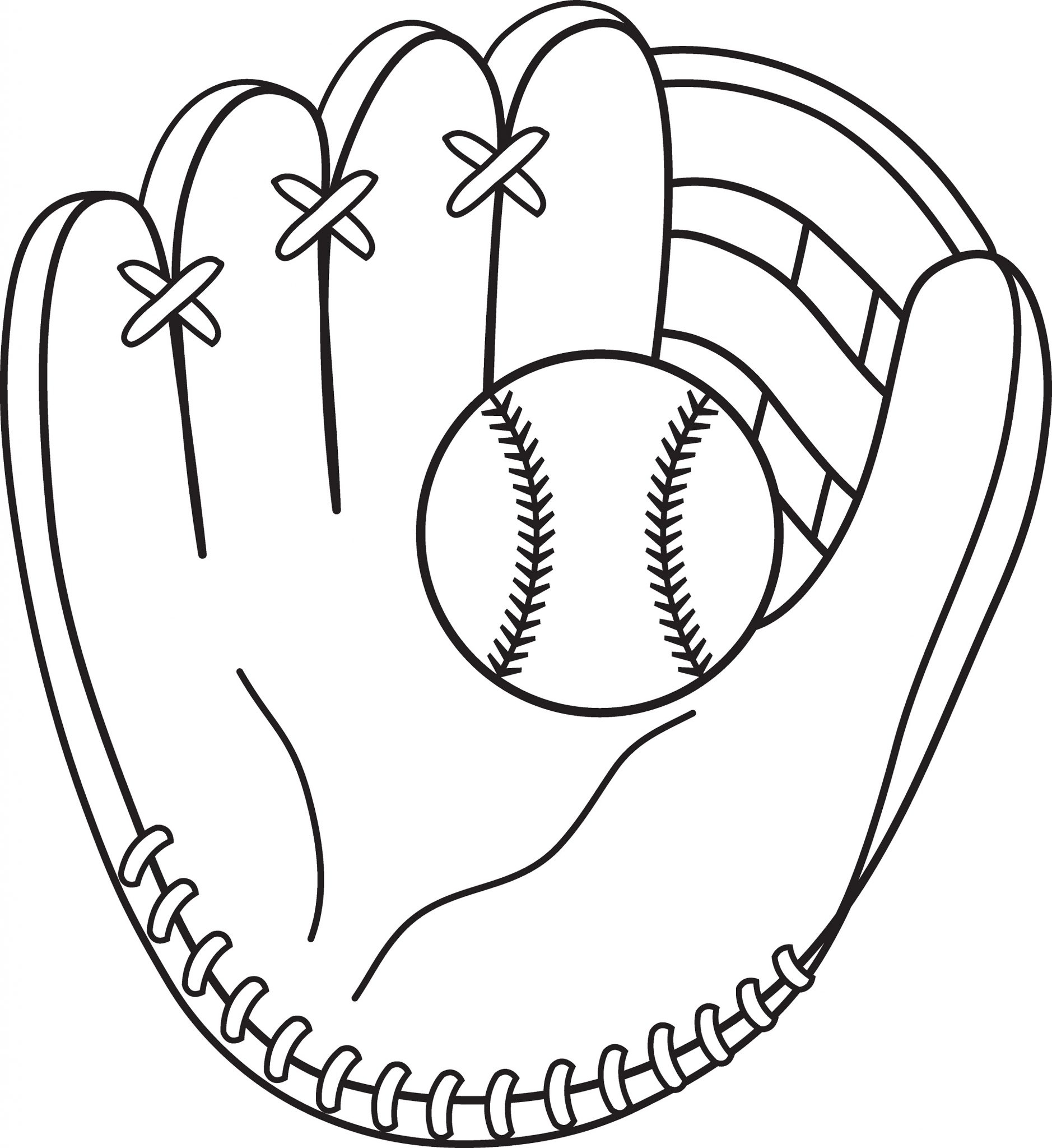 Baseball Color Pages For Kids 101 Activity