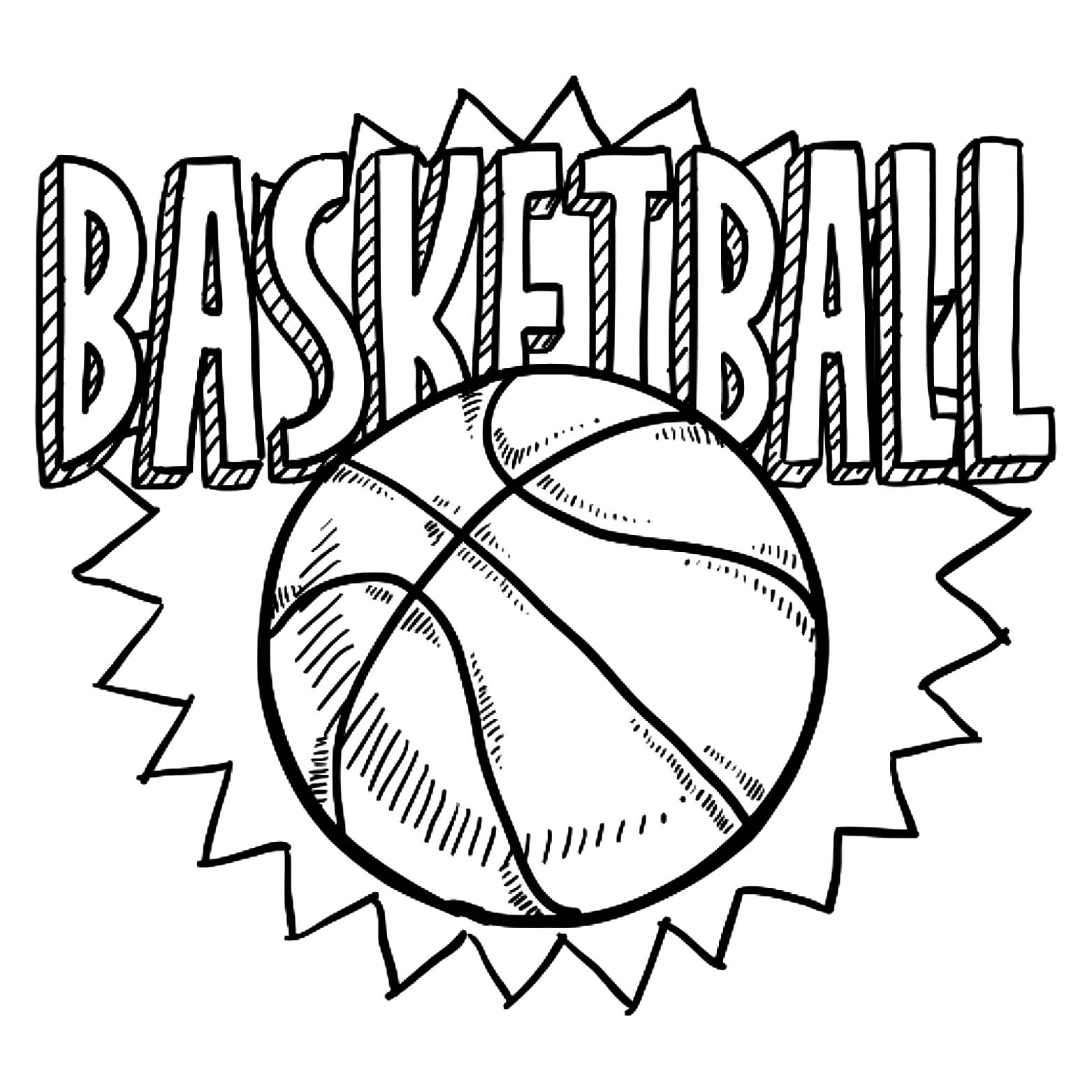 Basketball Coloring Pages Printable