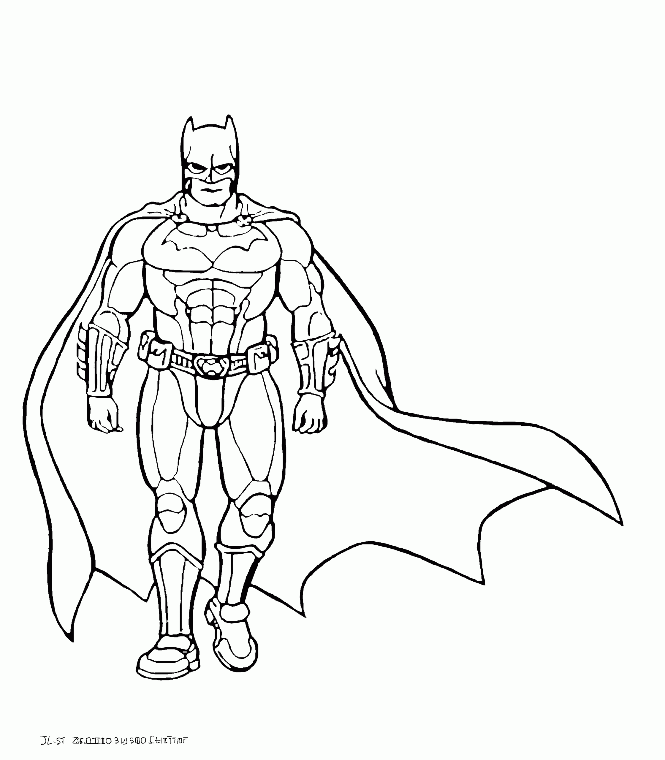 Batman And His Cape In The Wind Batman Coloring Pages For Kids