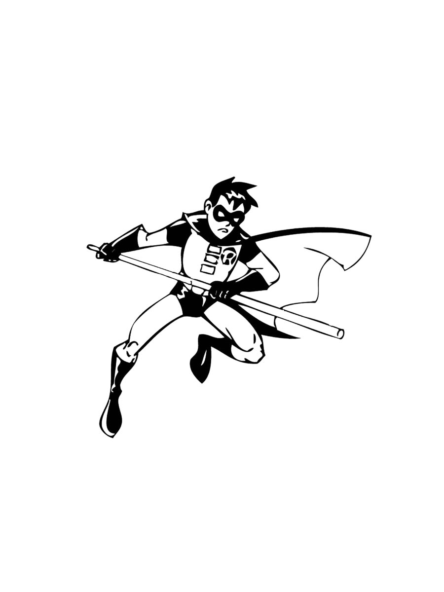 Batman And Robin Coloring Pages