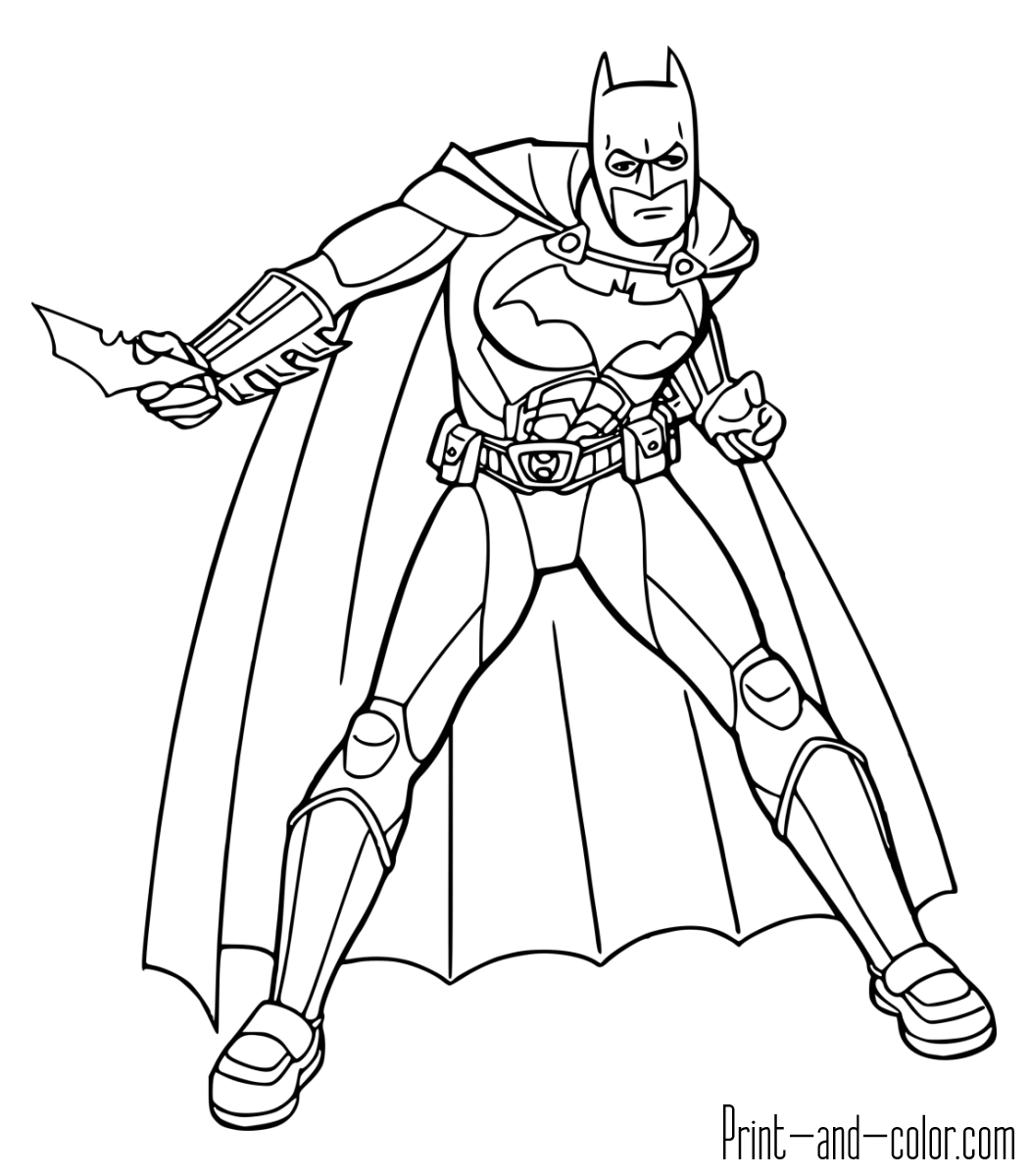 Batman Coloring Pages For Adults