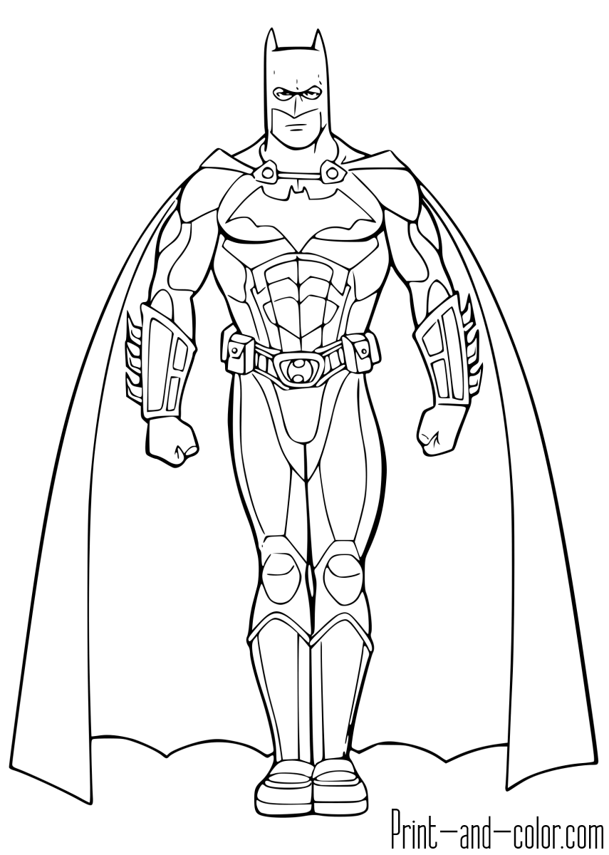 Batman Dark Knight Coloring Pages