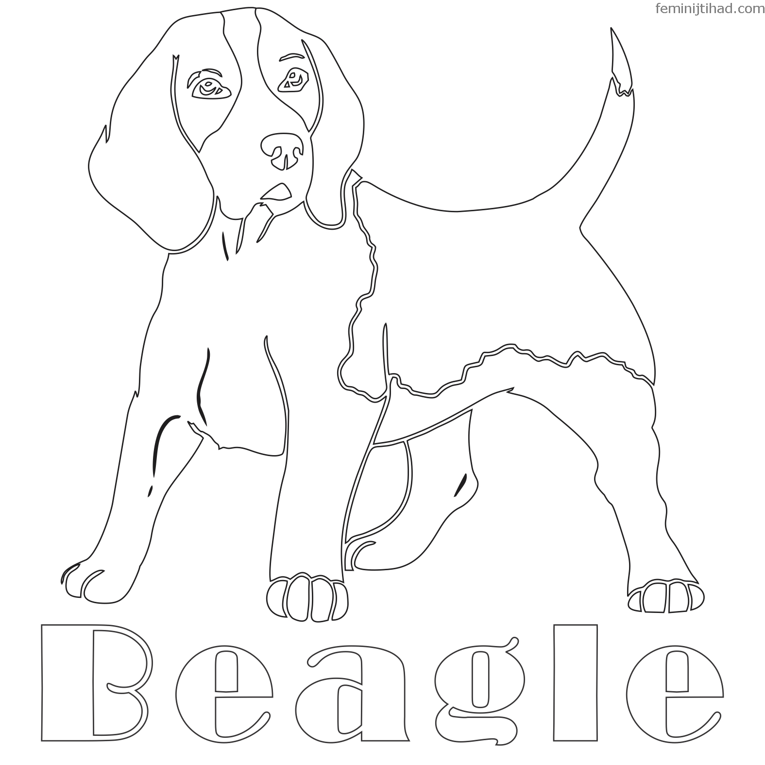 Beagle Dog Coloring Pages At GetColorings Free Printable Colorings Pages To Print And Color