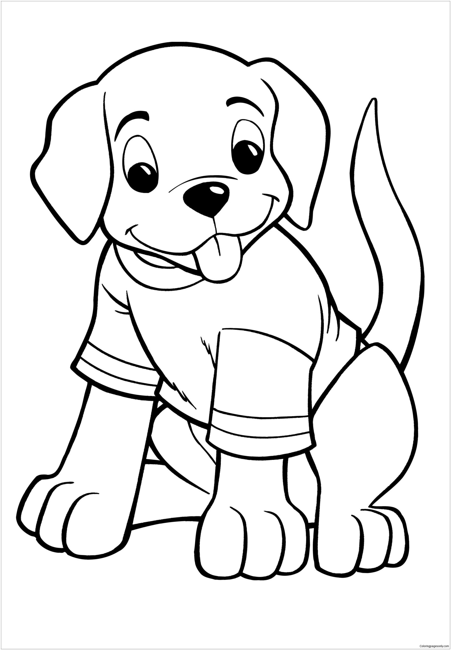Printable Beagle Coloring Pages
