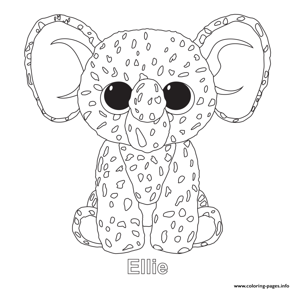 Beanie Boo Coloring Pages That You Can Print Coloringpages2019