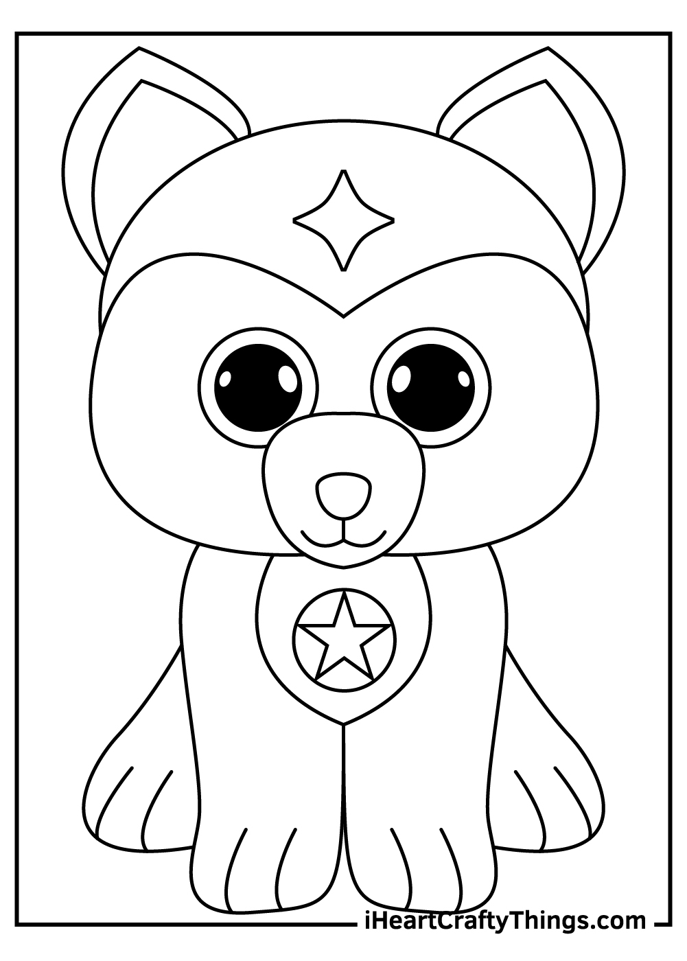 Beanie Boo Coloring Pages