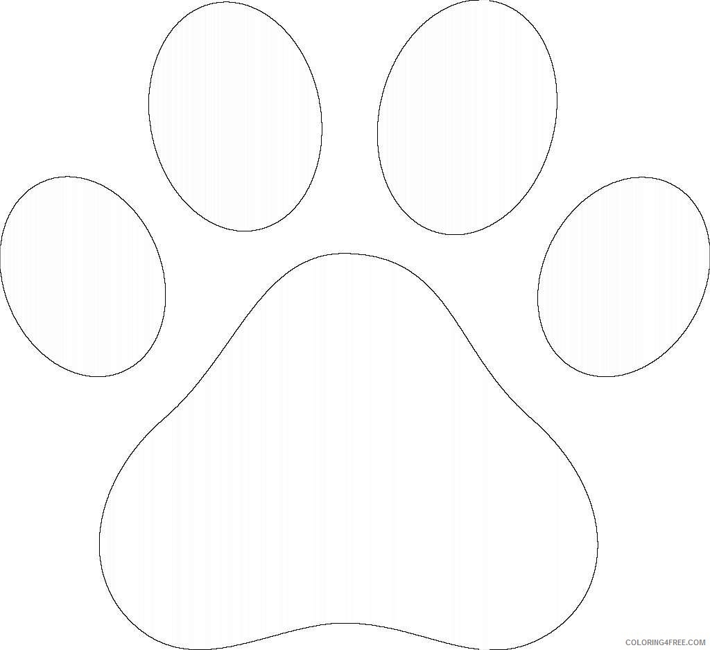 Bear Paw Coloring Page Team Coloring