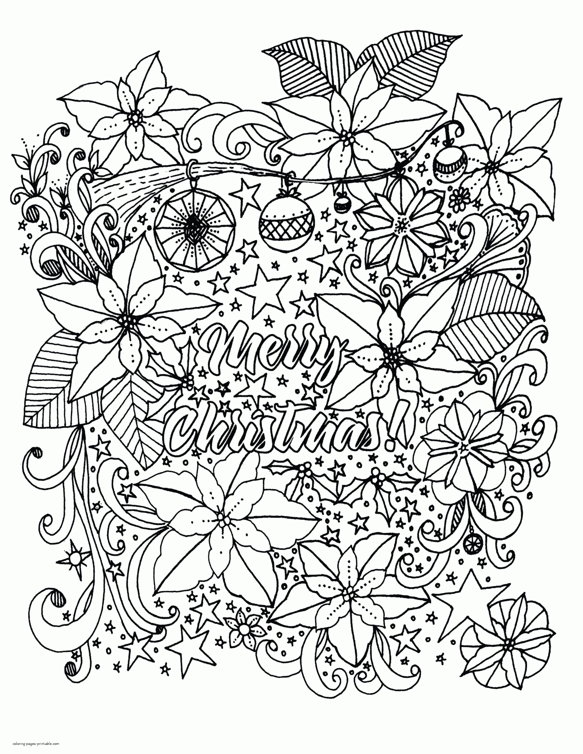 Chirstmas Coloring Pages
