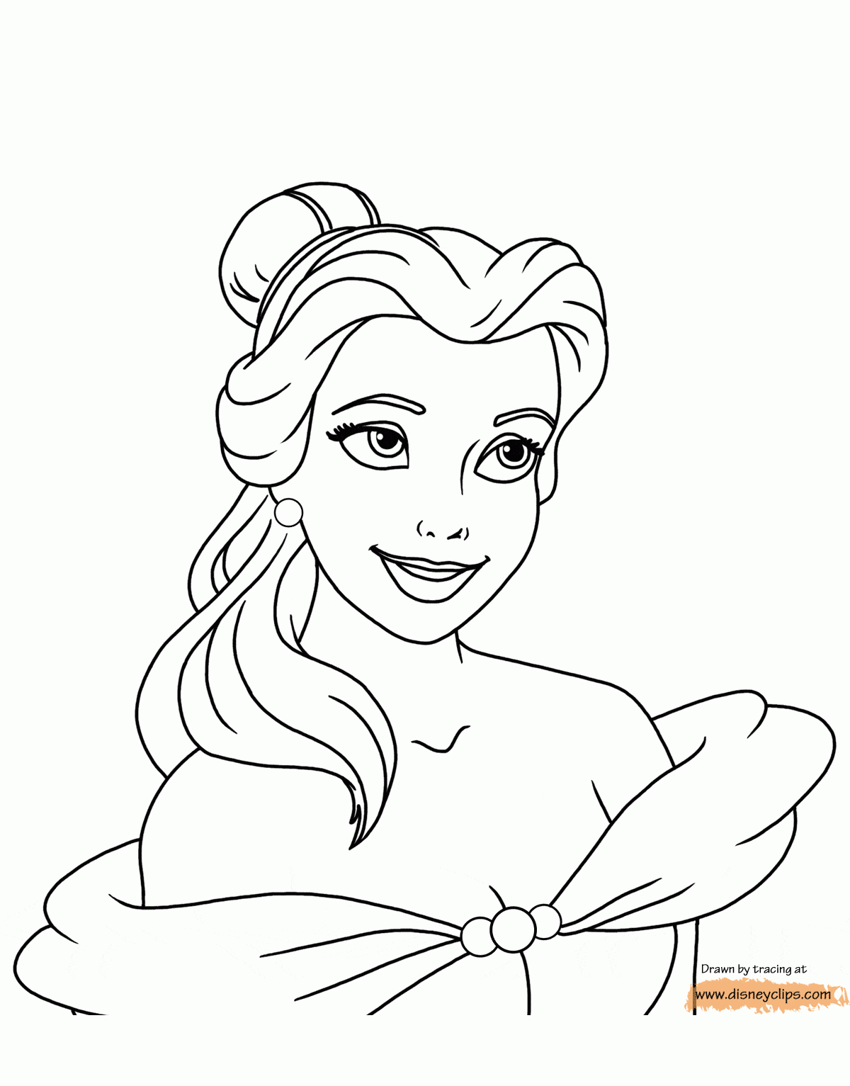 Belle Coloring Page