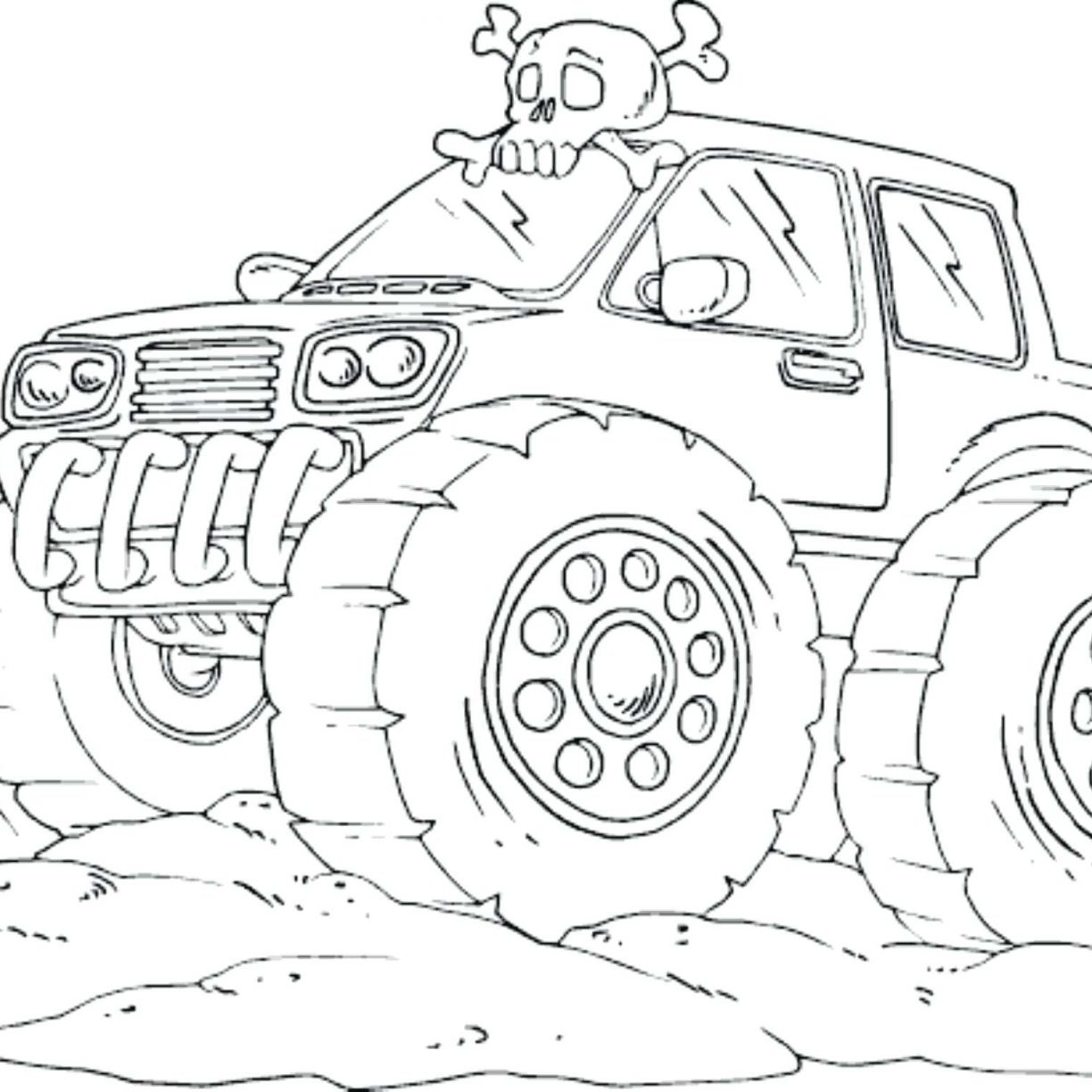 Best Photo Of Grave Digger Coloring Pages Birijus