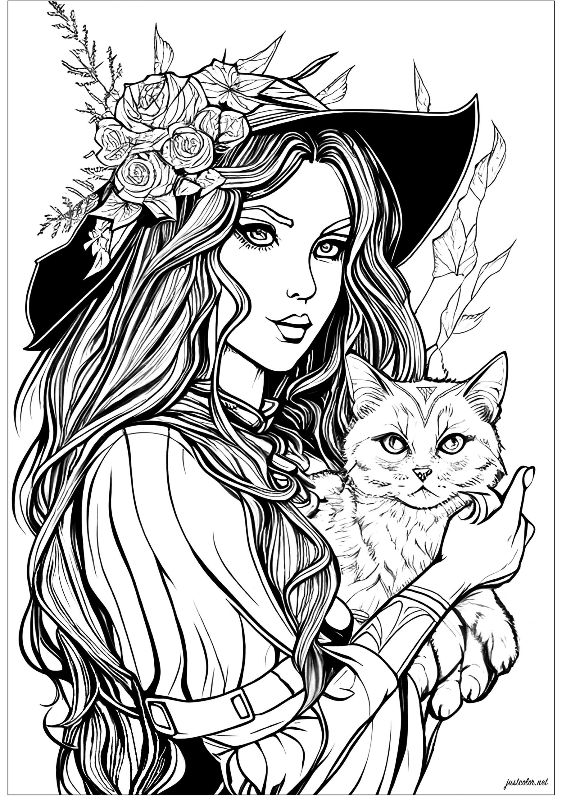Adult Halloween Coloring Pages
