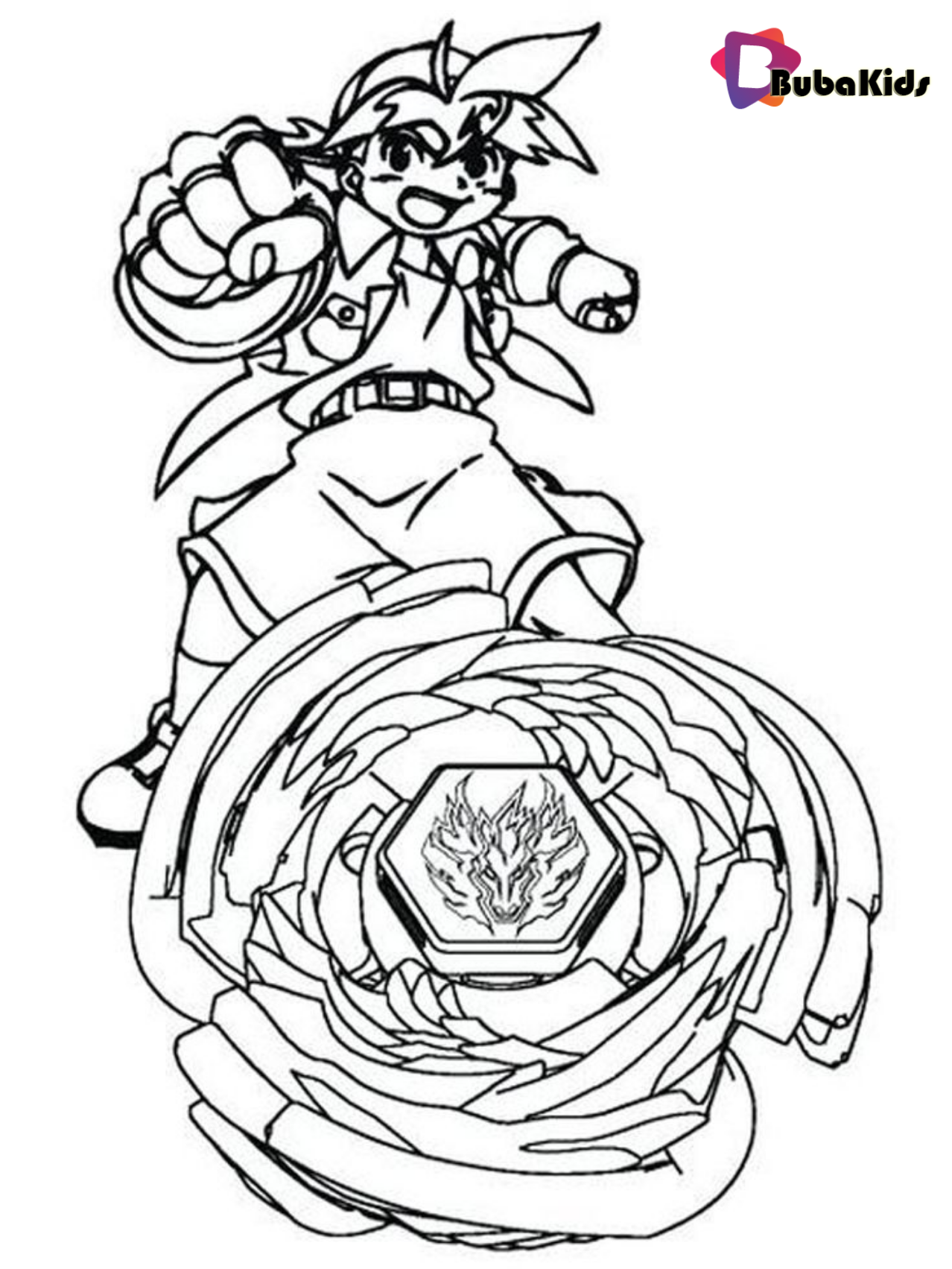 Beyblade Burst Printable Coloring Pages