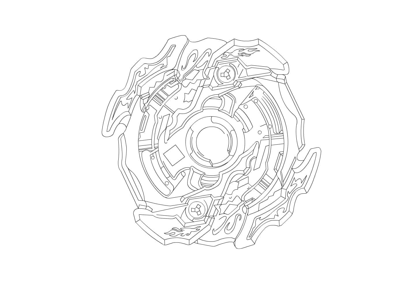 Beyblade Coloring Pages 57 Images Free Printable