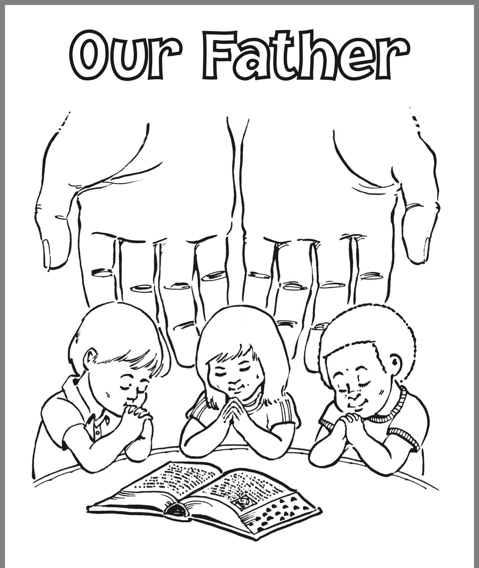 Bible Coloring Pages On Prayer Coloring Pages