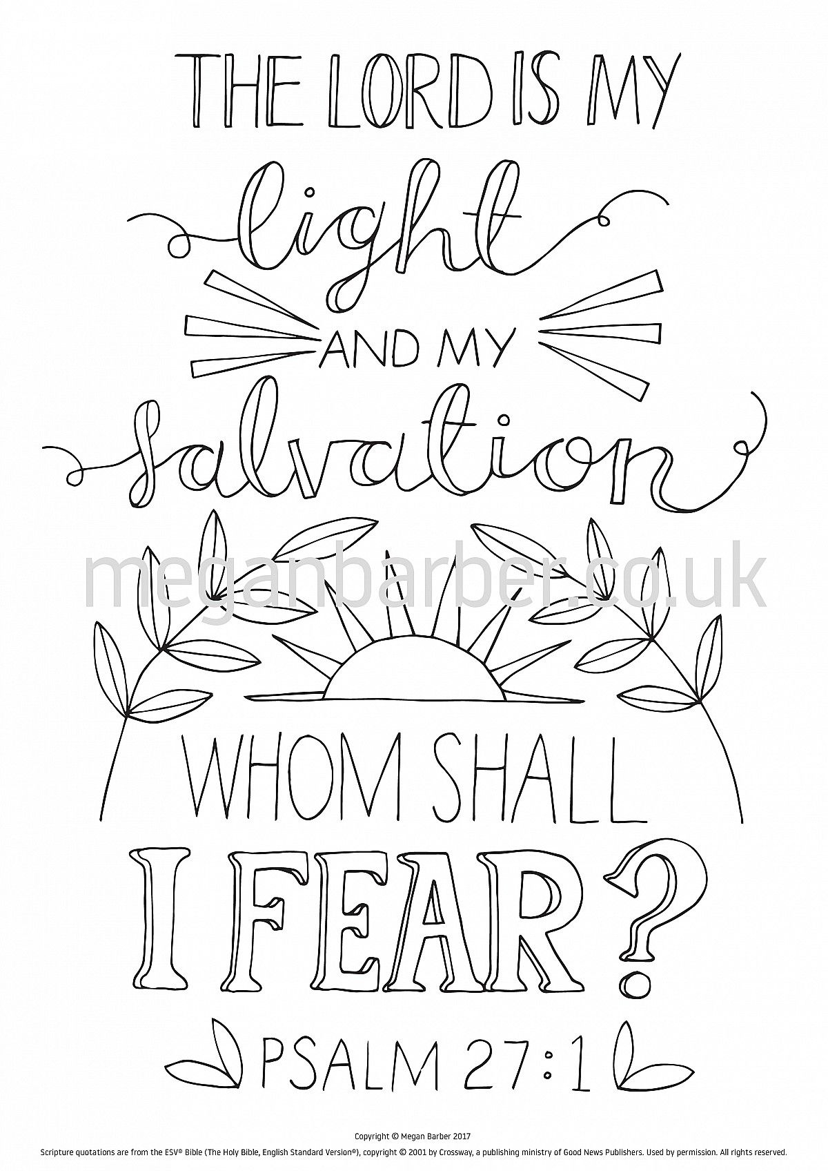 Bible Psalm Coloring Pages 15 Coloring Pages