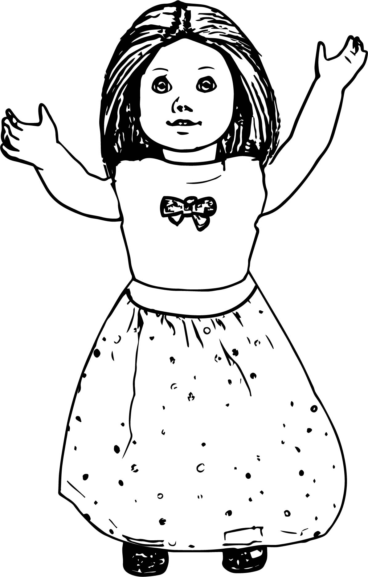 Bitty Baby Printable Coloring Page