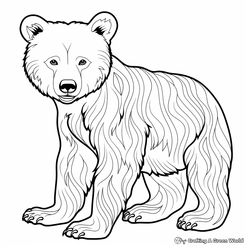 Black Bear Coloring Pages
