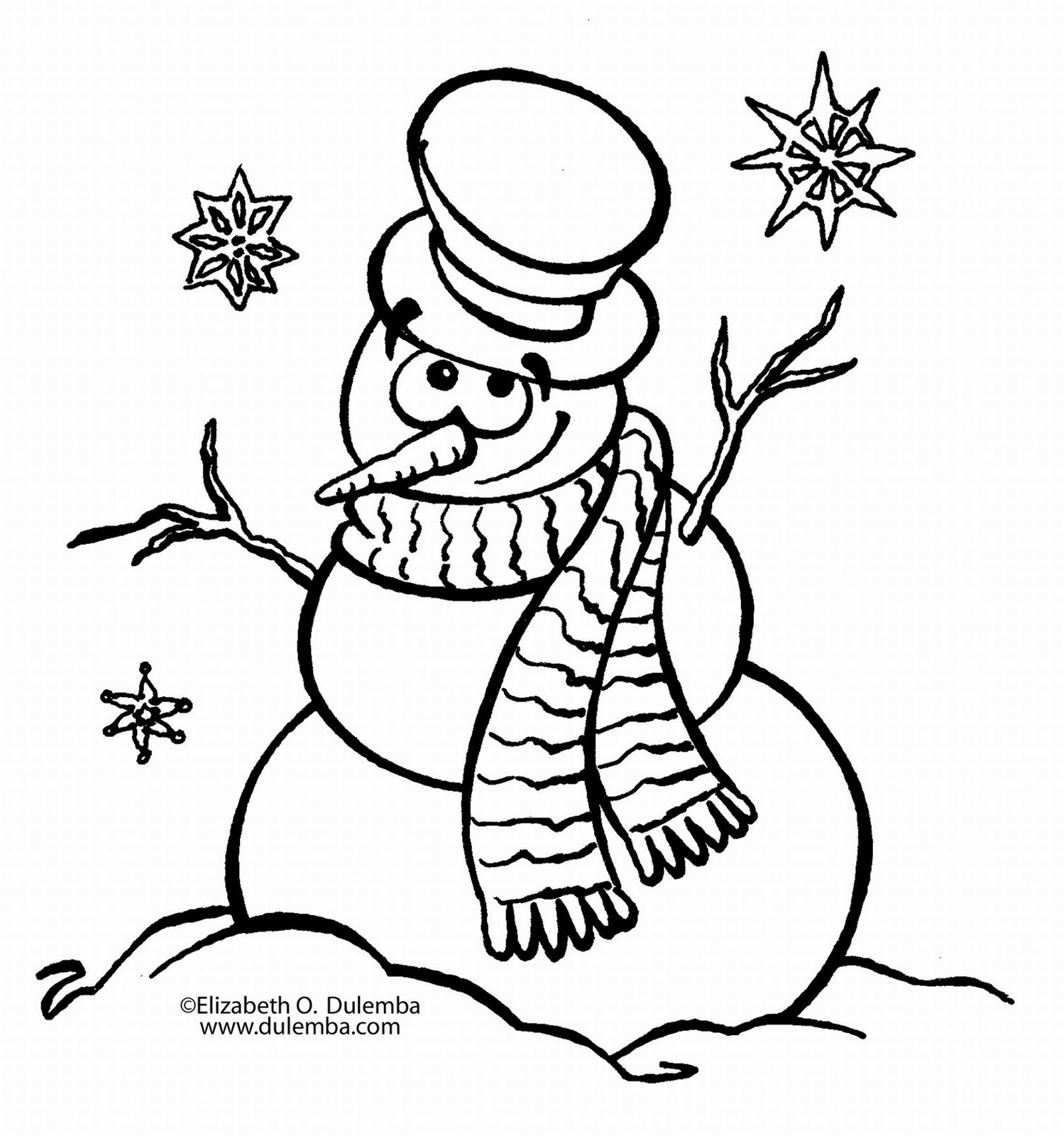 Blank Snowman Coloring Pages Disney Coloring Pages