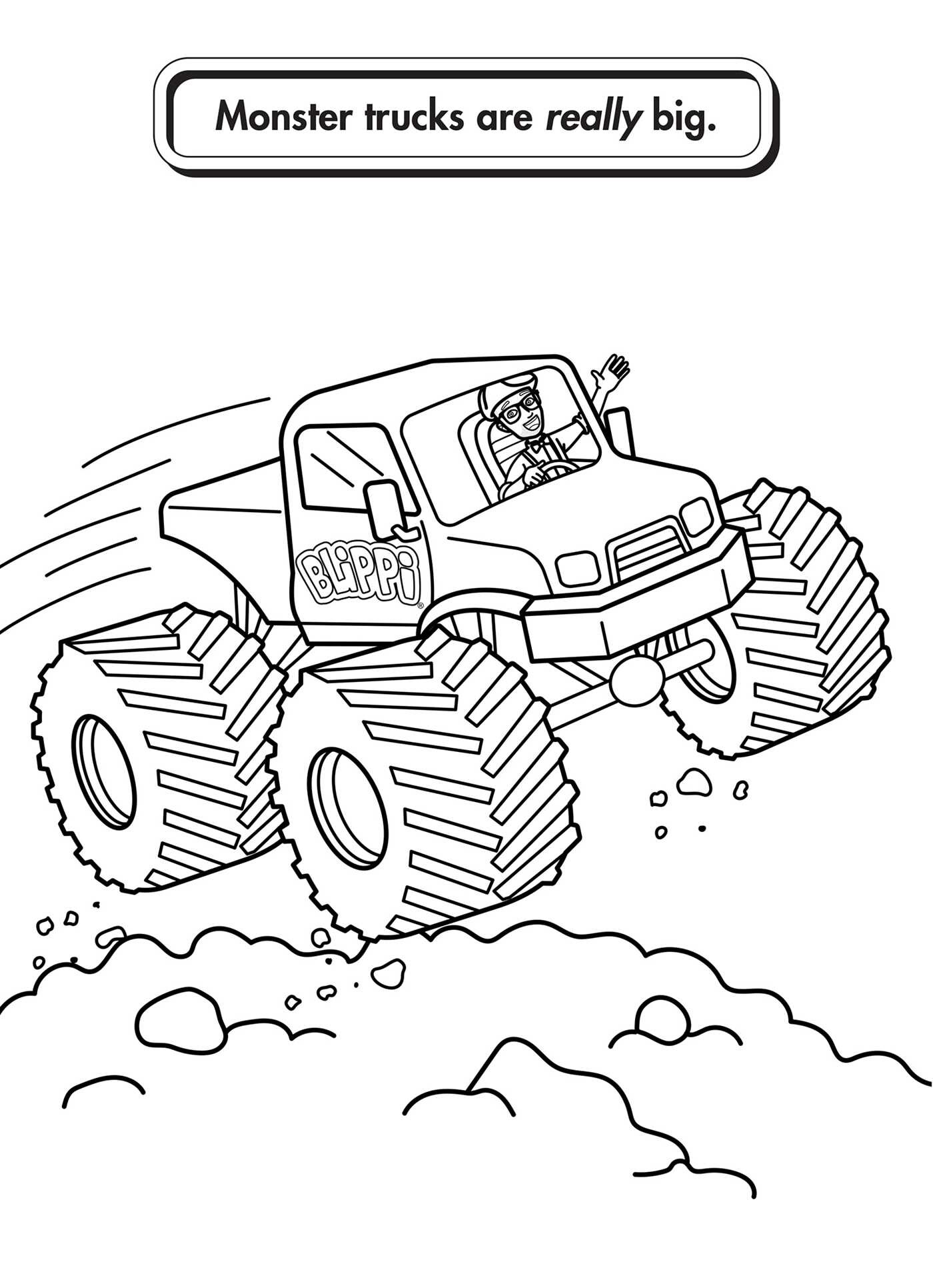 Blippi Para Colorear