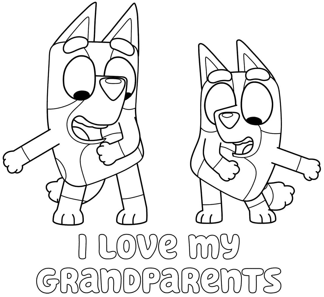Bluey Coloring Pages Print Or Download For Free WONDER DAY Coloring Pages For Children And