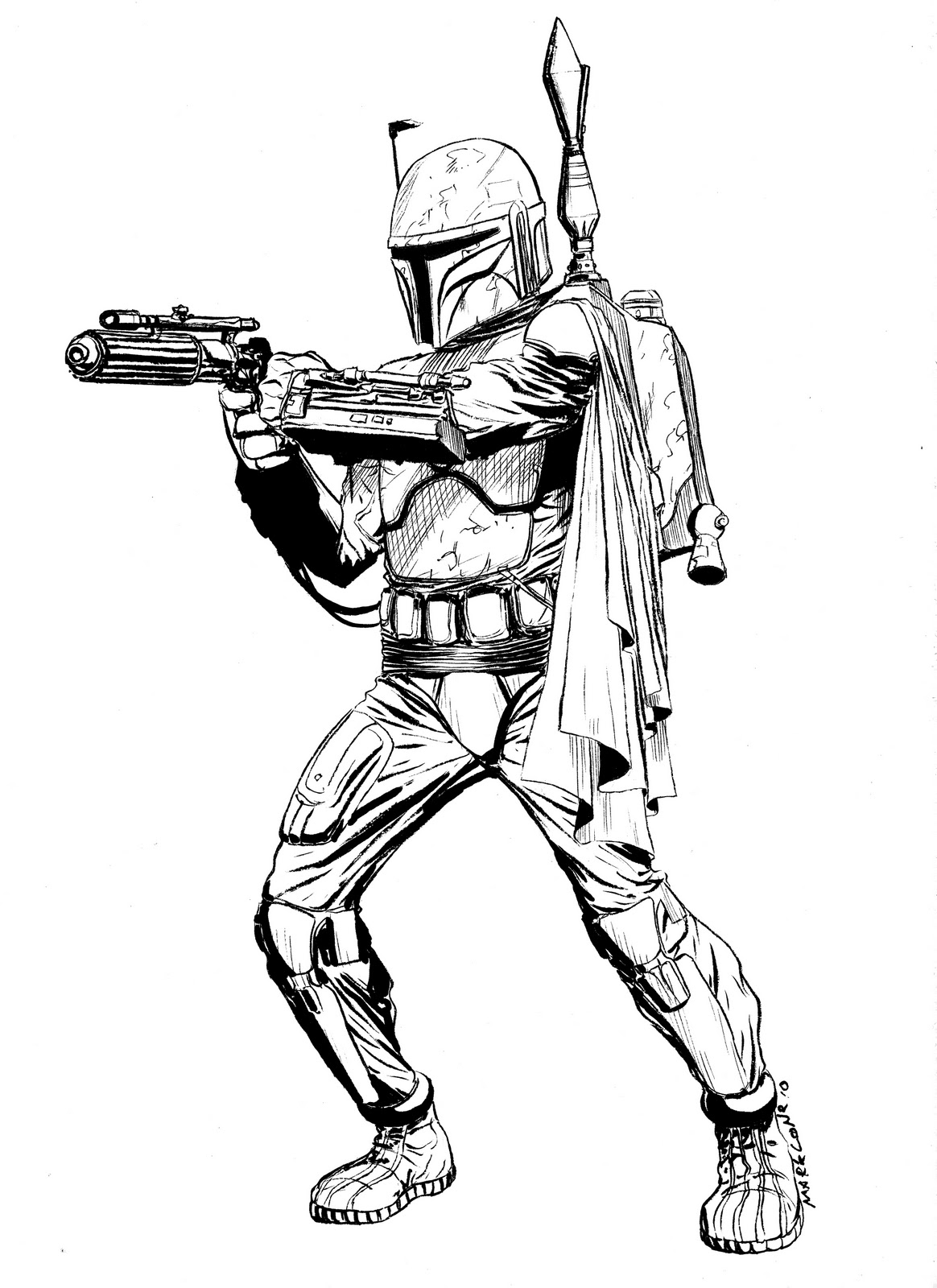 Boba Fett Coloring Pages Best Coloring Pages For Kids