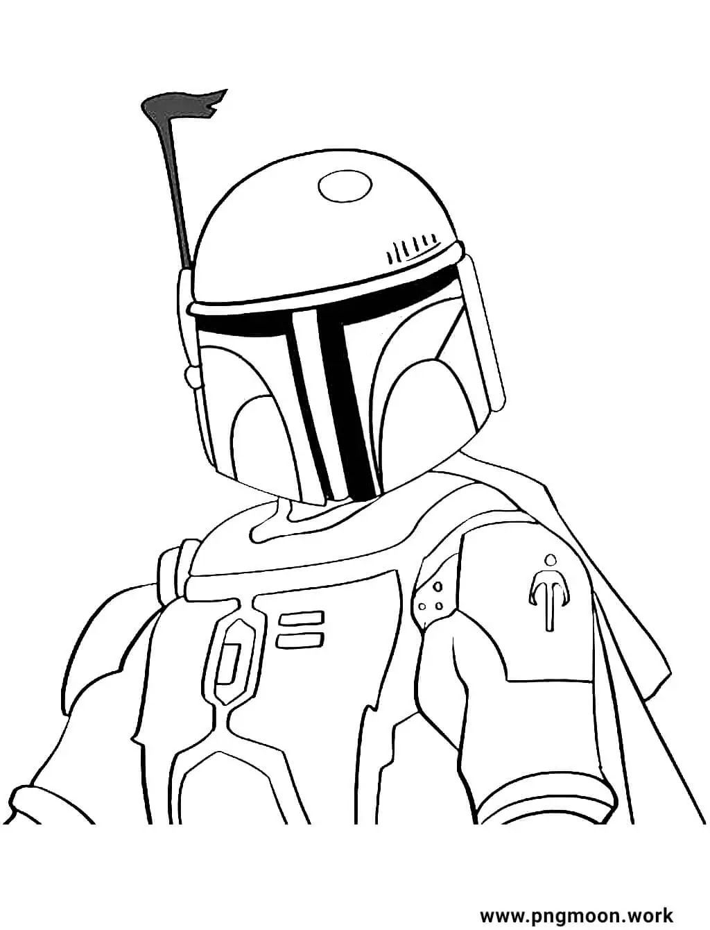 Boba Fett Coloring Pages Coloring Pages Star Wars Bounty Hunter Jango Fett