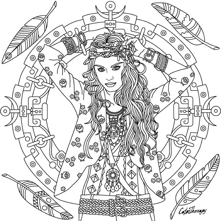 Boho Coloring Pages At GetColorings Free Printable Colorings Pages To Print And Color