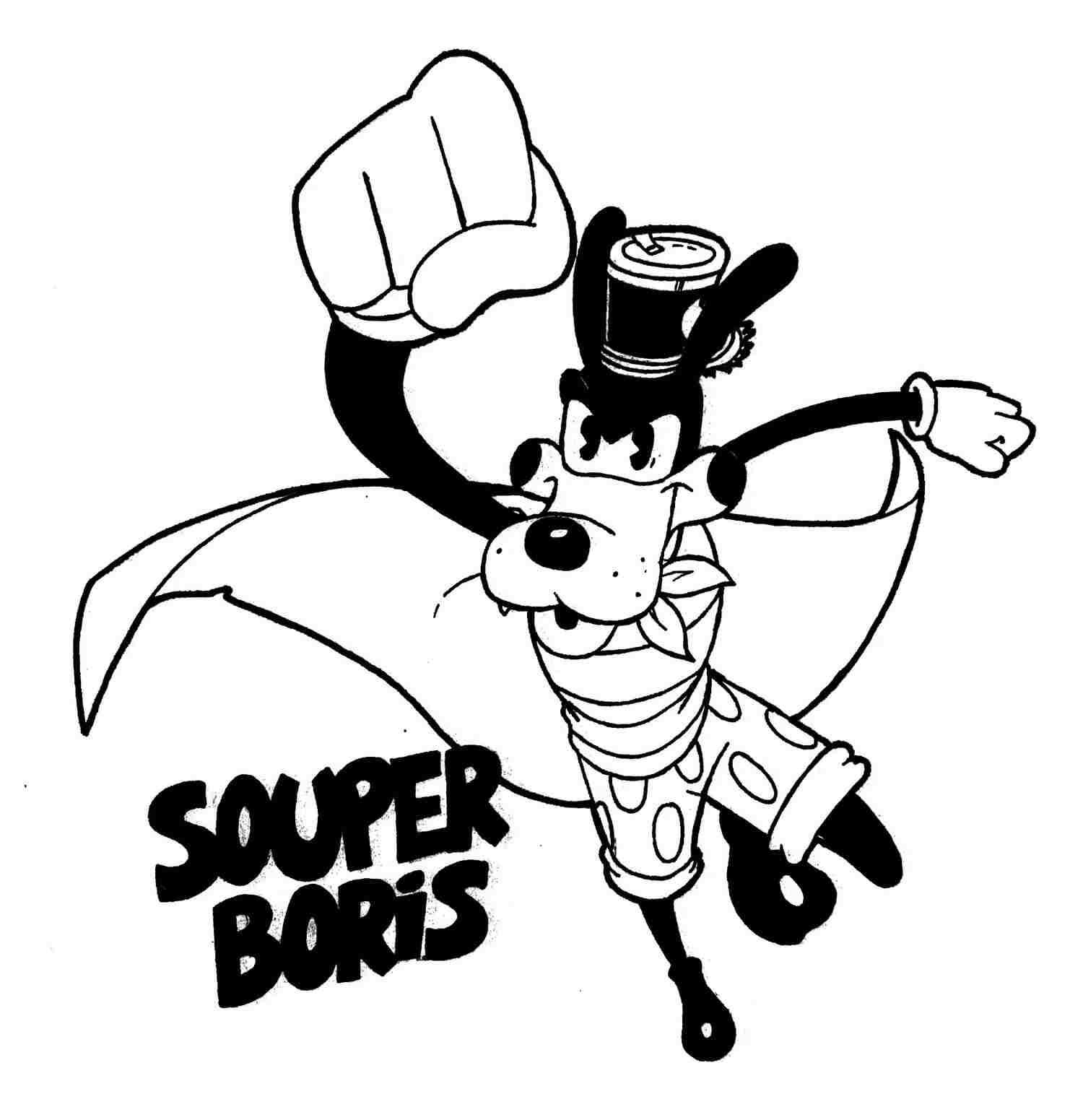 Boris Coloring Page