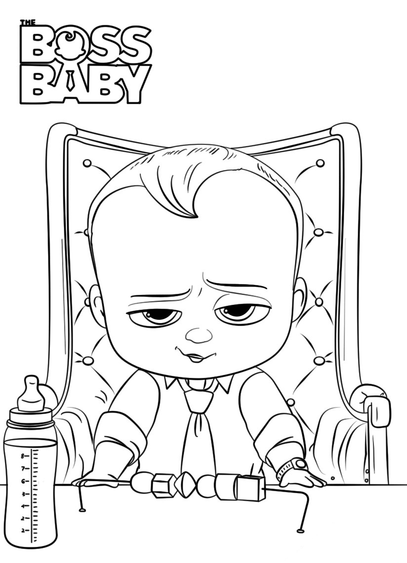 Boss Baby Coloring Pages Best Coloring Pages For Kids