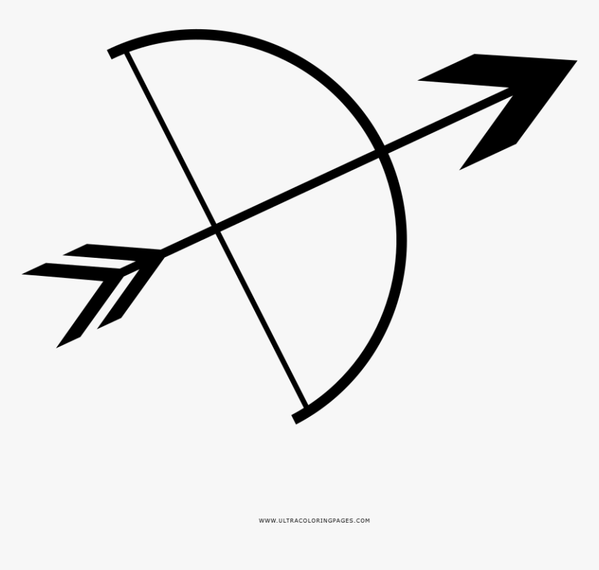 Bow And Arrow Coloring Page