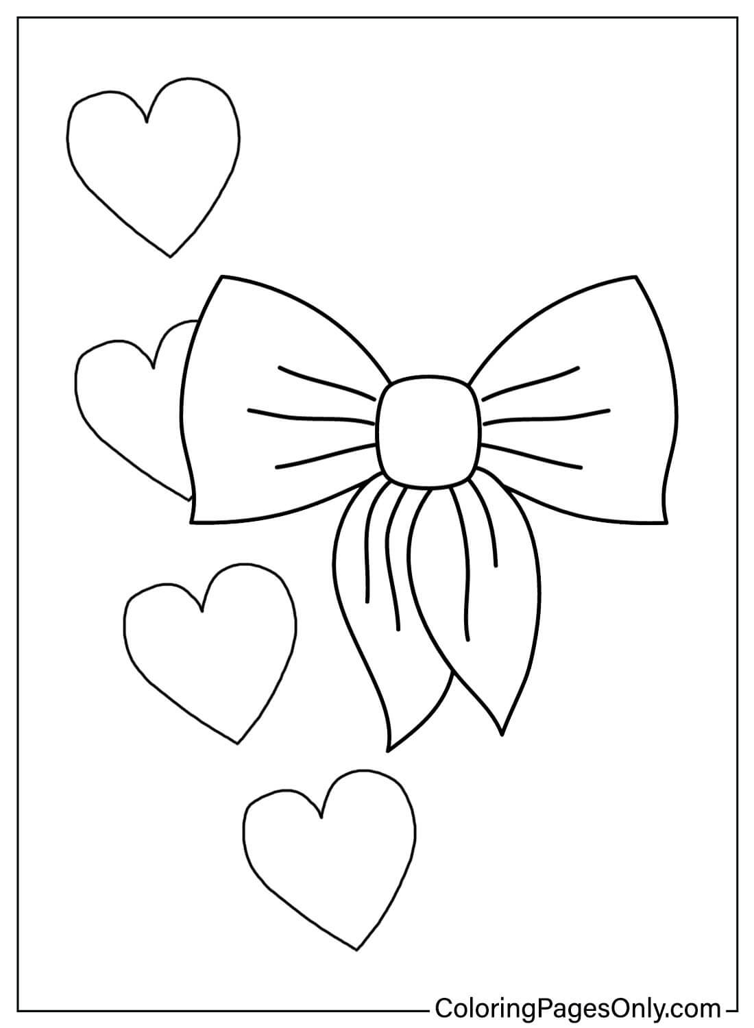 Bow Coloring Page Printable Free Printable Coloring Pages