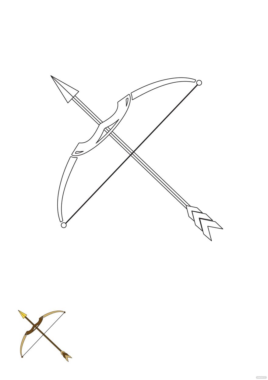 Bow Coloring Pages