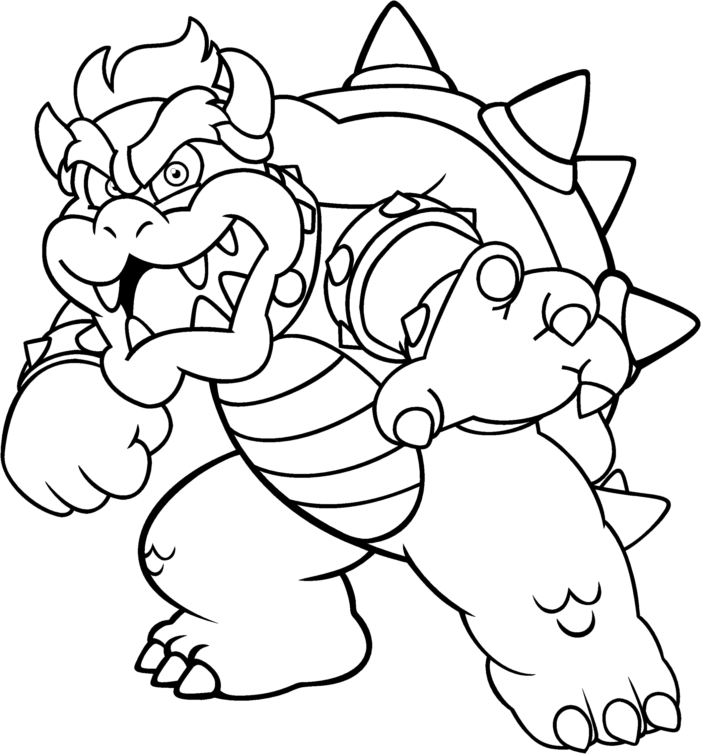 Bowser Coloring Page
