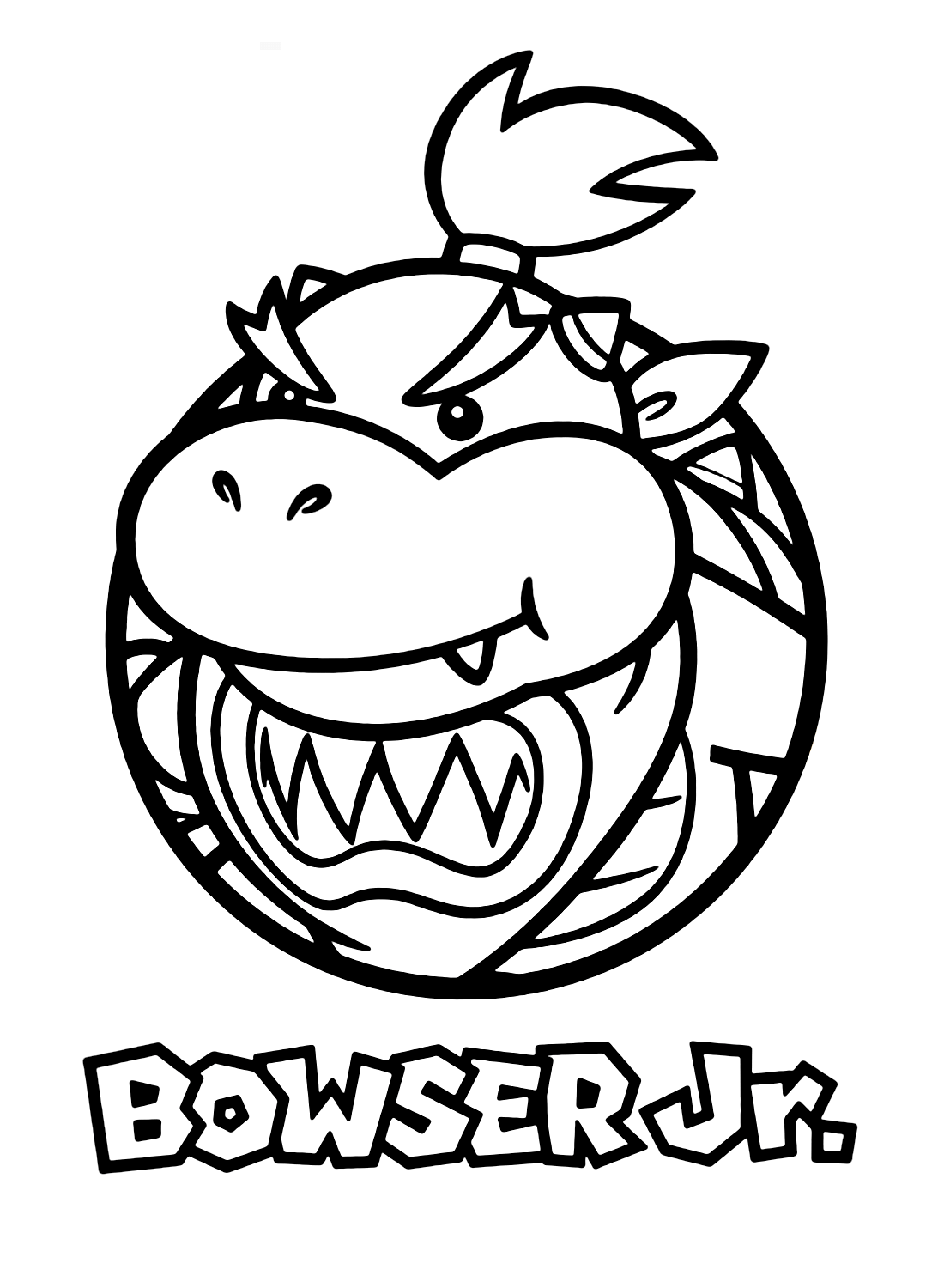 Bowser Jr Coloring Pages